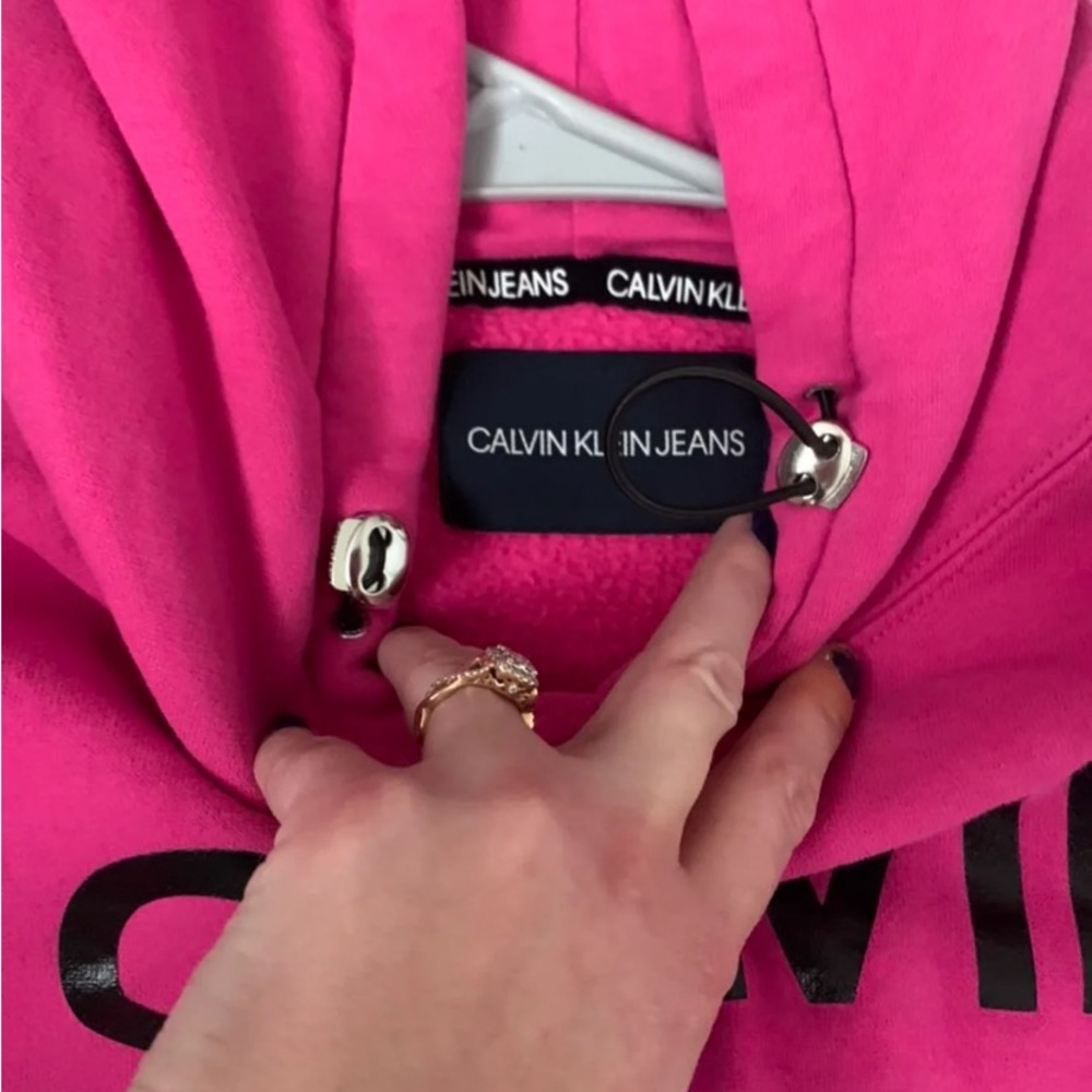 Calvin Klein Jeans Vibrant Pink Sweatshirt